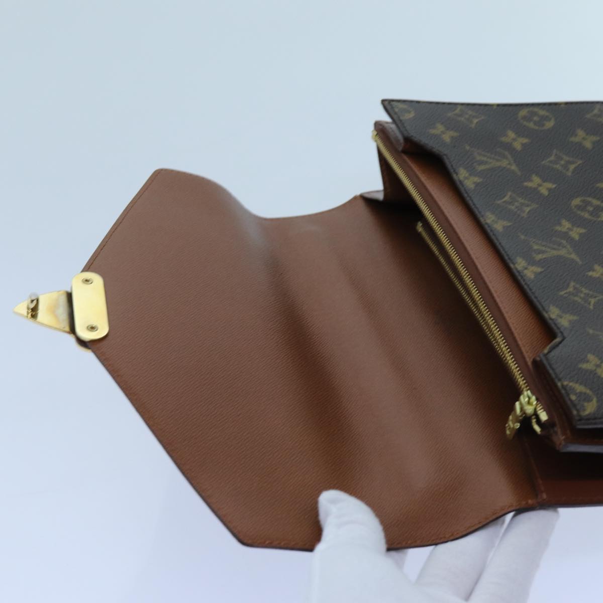 LOUIS VUITTON Monogram Concorde Hand Bag M51190 LV yk11625