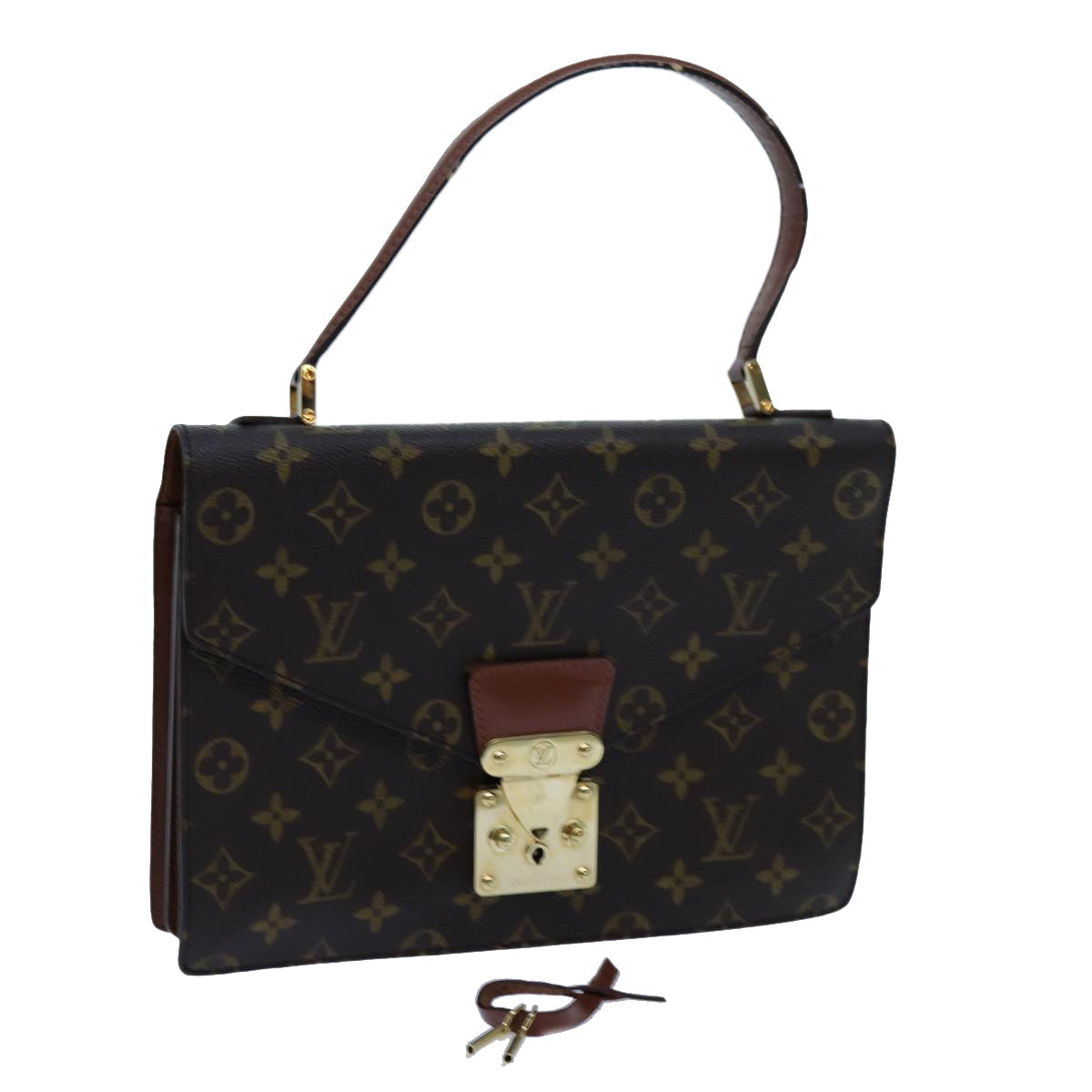 LOUIS VUITTON Monogram Concorde Hand Bag M51190 LV yk11625