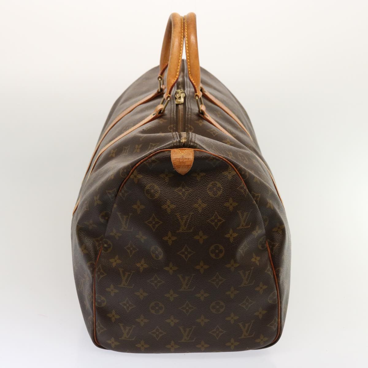 LOUIS VUITTON Monogram Keepall 55 Boston Bag M41424 LV yk11629