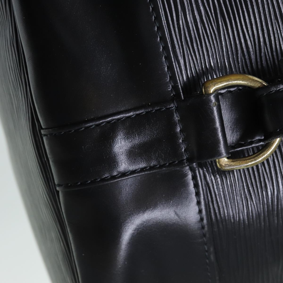 LOUIS VUITTON Epi Randonnee PM Shoulder Bag Black M52352 LV yk11677