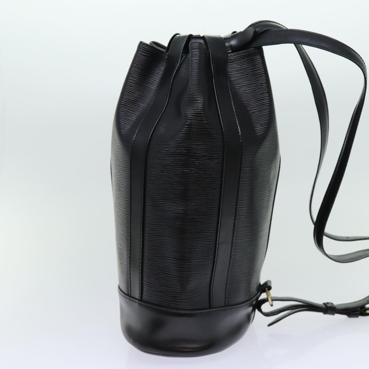 LOUIS VUITTON Epi Randonnee PM Shoulder Bag Black M52352 LV yk11677