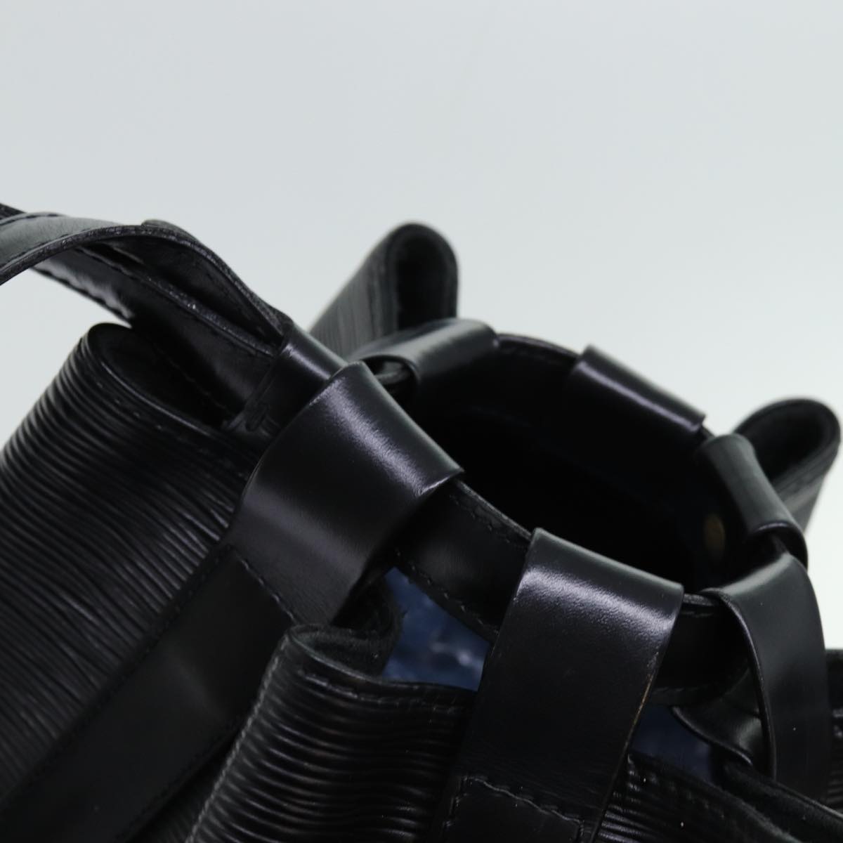 LOUIS VUITTON Epi Randonnee PM Shoulder Bag Black M52352 LV yk11677