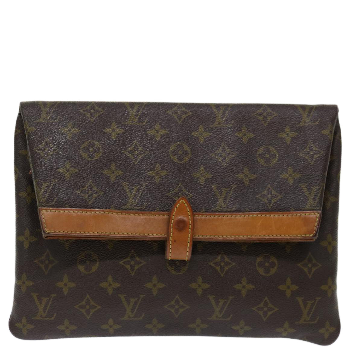 LOUIS VUITTON Monogram Pochette Priant Clutch Bag M51805 LV yk11684