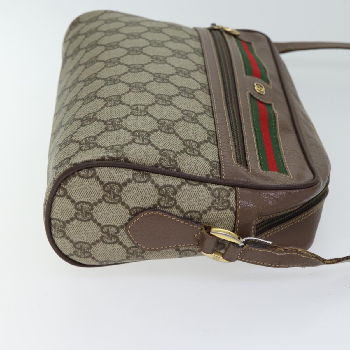 Luxury Gucci Trending 2025 GG Canvas Web Sherry Line Shoulder Bag PVC Beige Green Red  11769