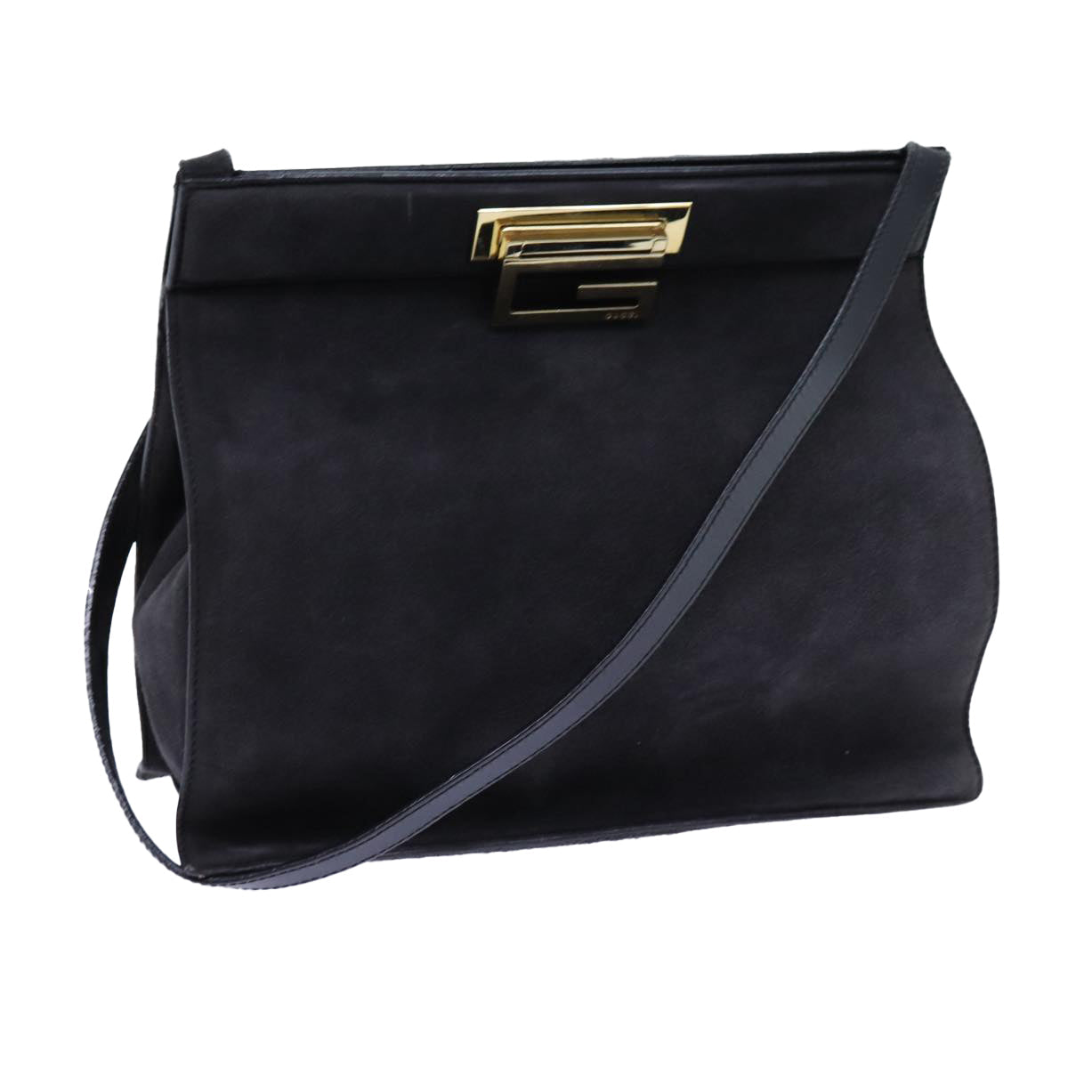 Luxury Gucci Trending 2025 Shoulder Bag Suede Gray  11771