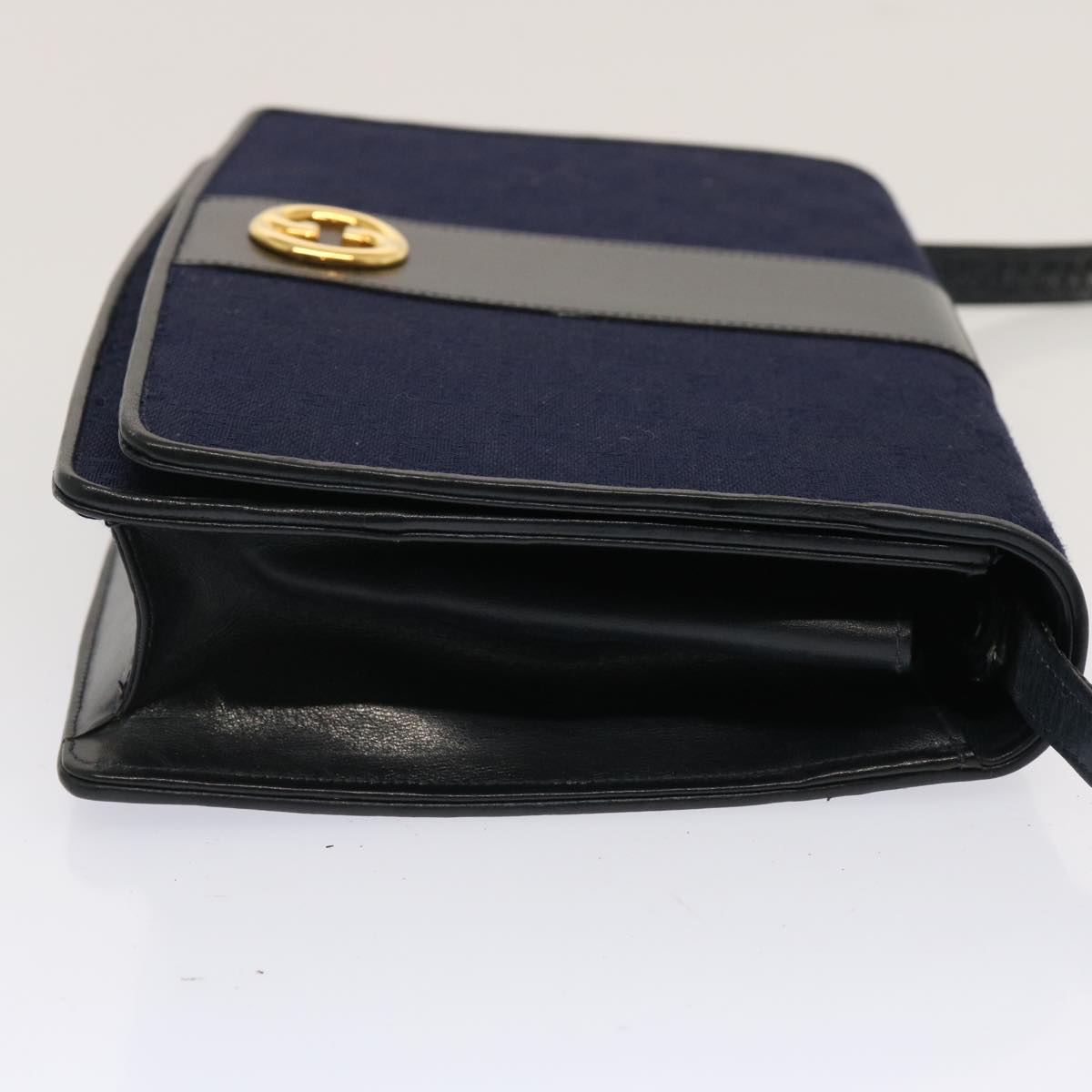 Luxury Gucci Trending 2025 GG Canvas Shoulder Bag Navy Black  11772