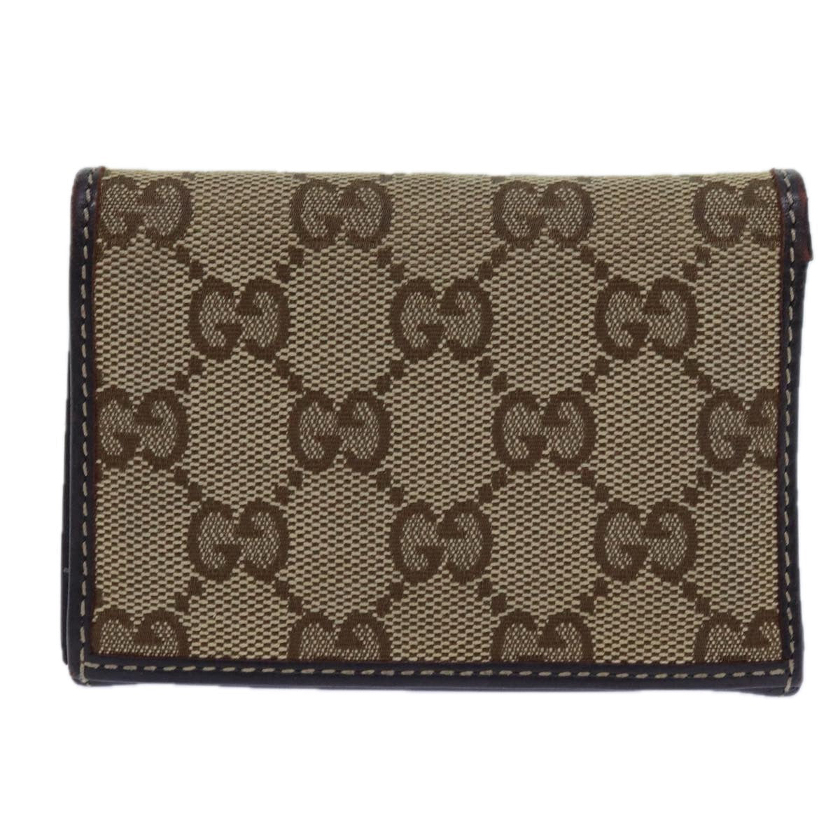 Luxury Gucci Trending 2025 GG Canvas Card Case Beige 245730  11841