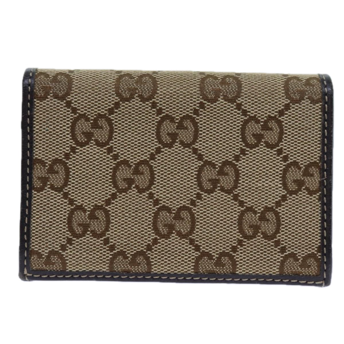 Luxury Gucci Trending 2025 GG Canvas Card Case Beige 245730  11851