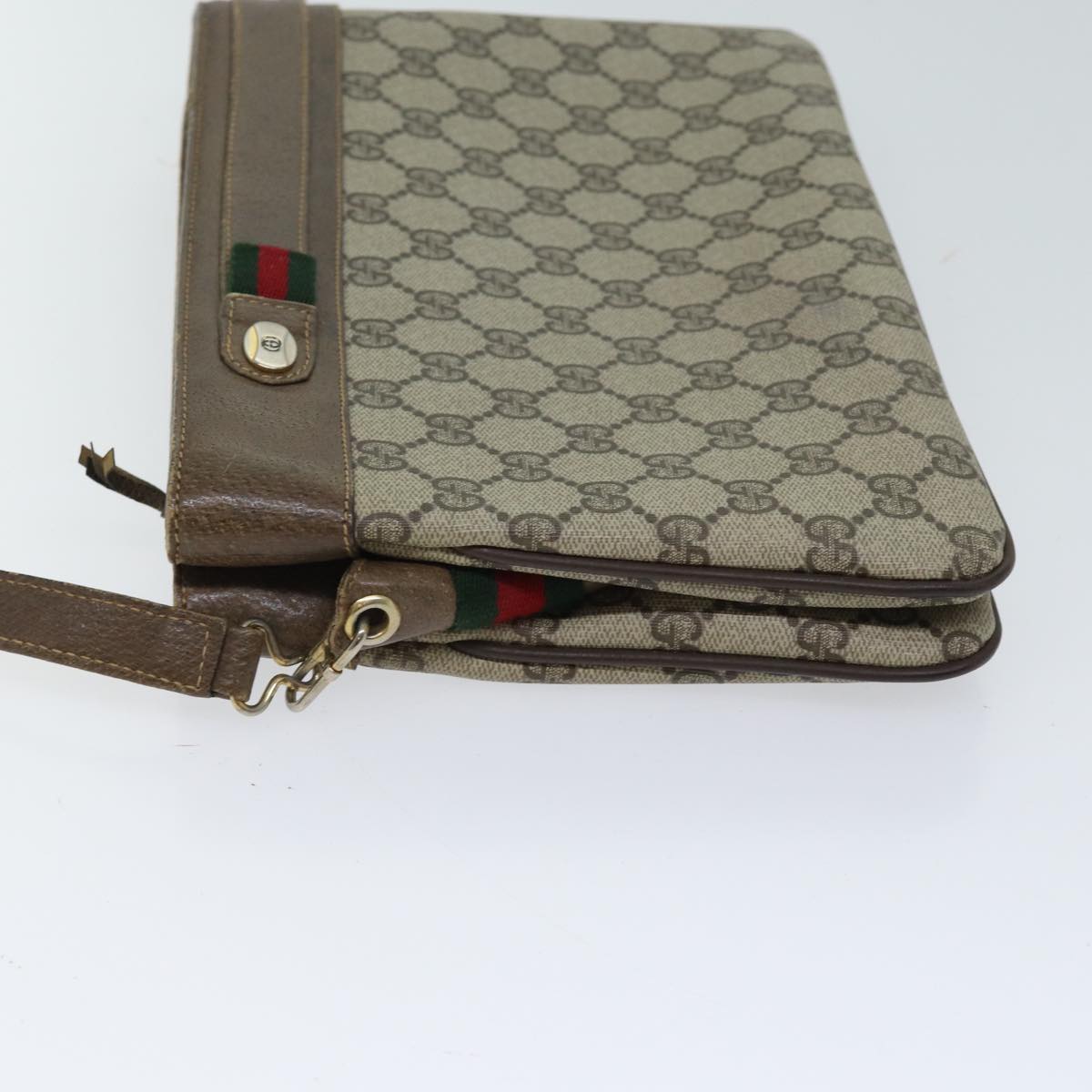 Luxury Gucci Trending 2025 GG Supreme Web Sherry Line Shoulder Bag Beige 904 02 035  11870