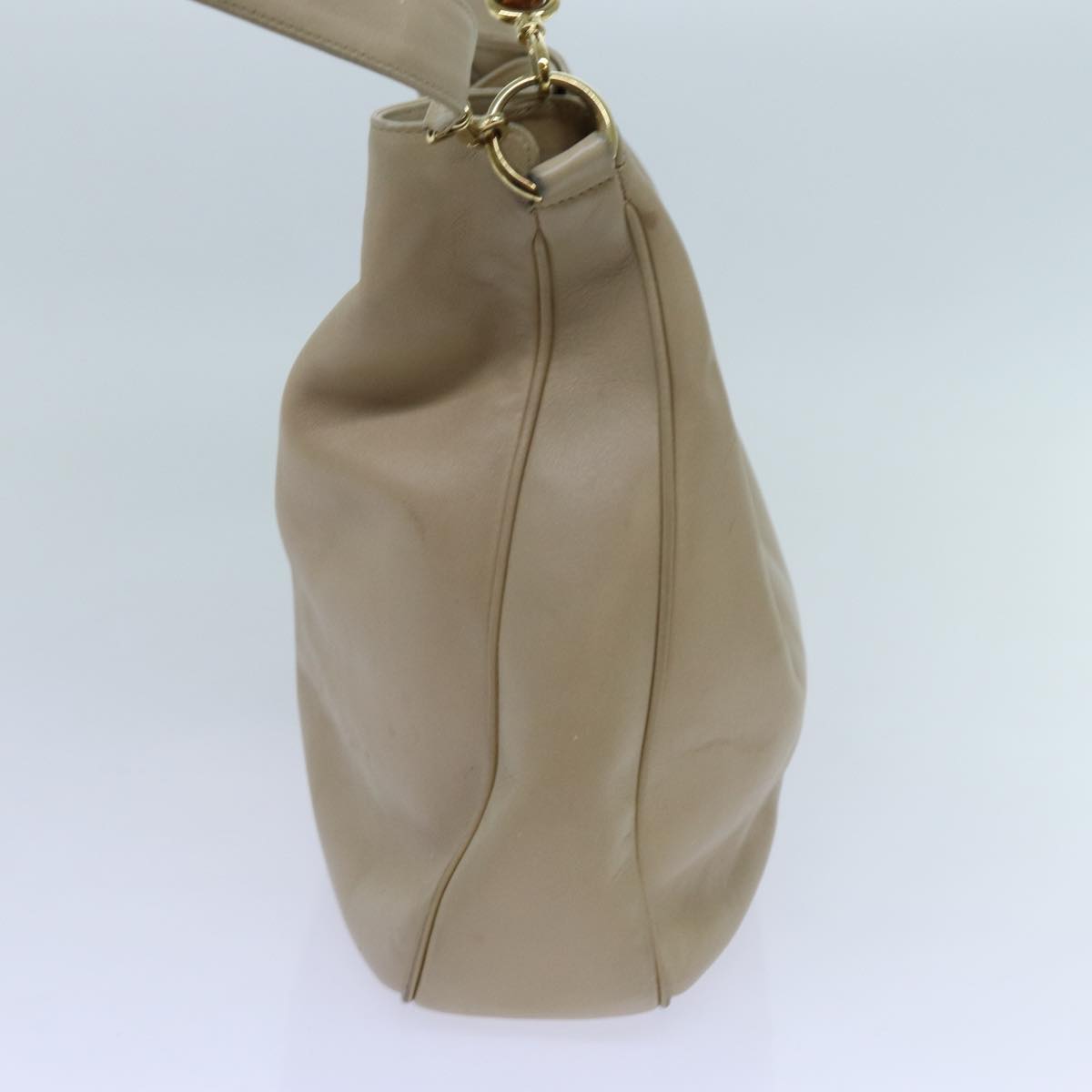 Luxury Gucci Trending 2025 Bamboo Hand Bag Leather 2way Beige 001 1781 1577  11917