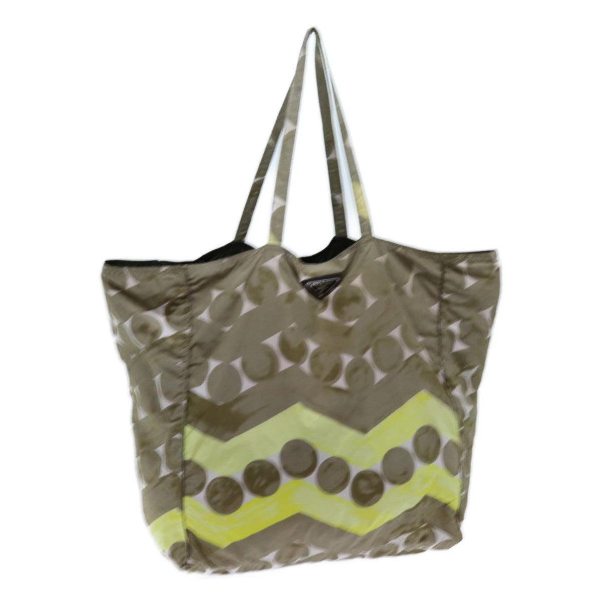 Luxury PradaTote Bag Nylon Beige yk11926