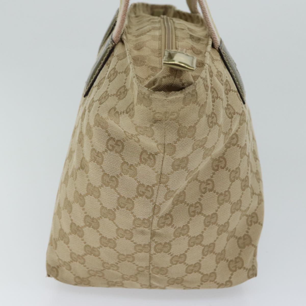 Luxury Gucci Trending 2025 GG Canvas Sherry Line Tote Bag Beige Pink gold 131230  11959