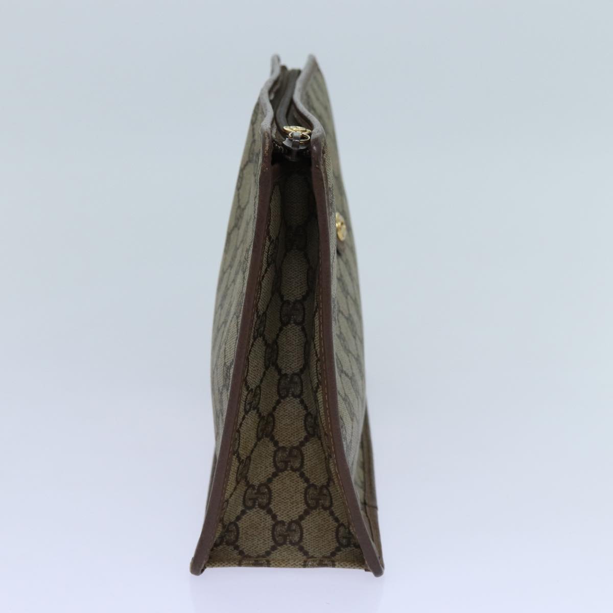 Luxury Gucci Trending 2025 GG Supreme Web Sherry Line Clutch Bag Beige 014 123 6053  11962