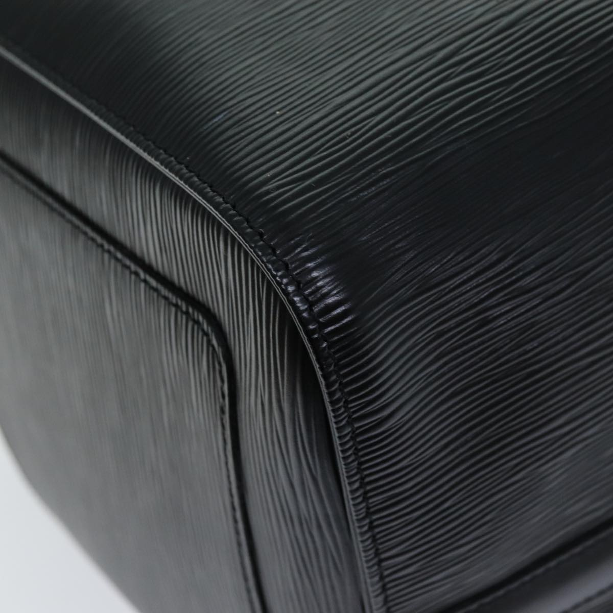 LOUIS VUITTON Epi Keepall 50 Boston Bag Black M42962 LV yk12009