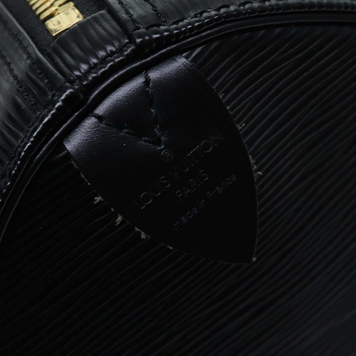 LOUIS VUITTON Epi Keepall 50 Boston Bag Black M42962 LV yk12009