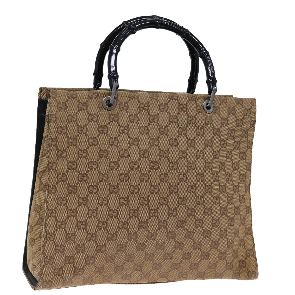Luxury Gucci Trending 2025 Bamboo Hand Bag GG Canvas Beige 002 1010  12011