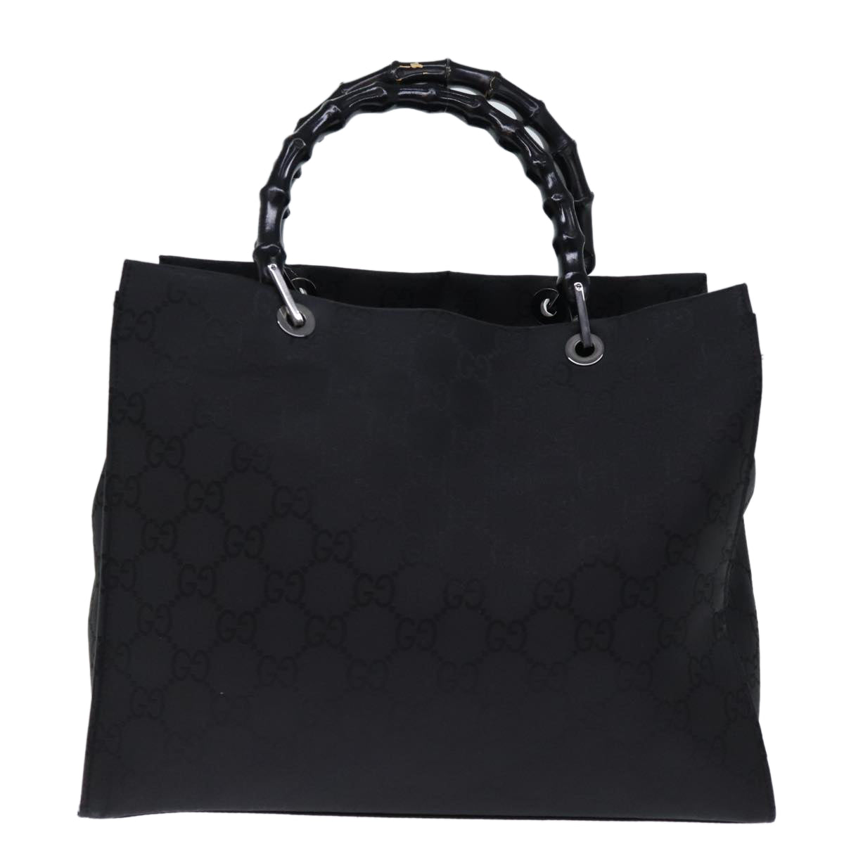Luxury Gucci Trending 2025 Bamboo GG Canvas Hand Bag Nylon Black 002 1010  12012