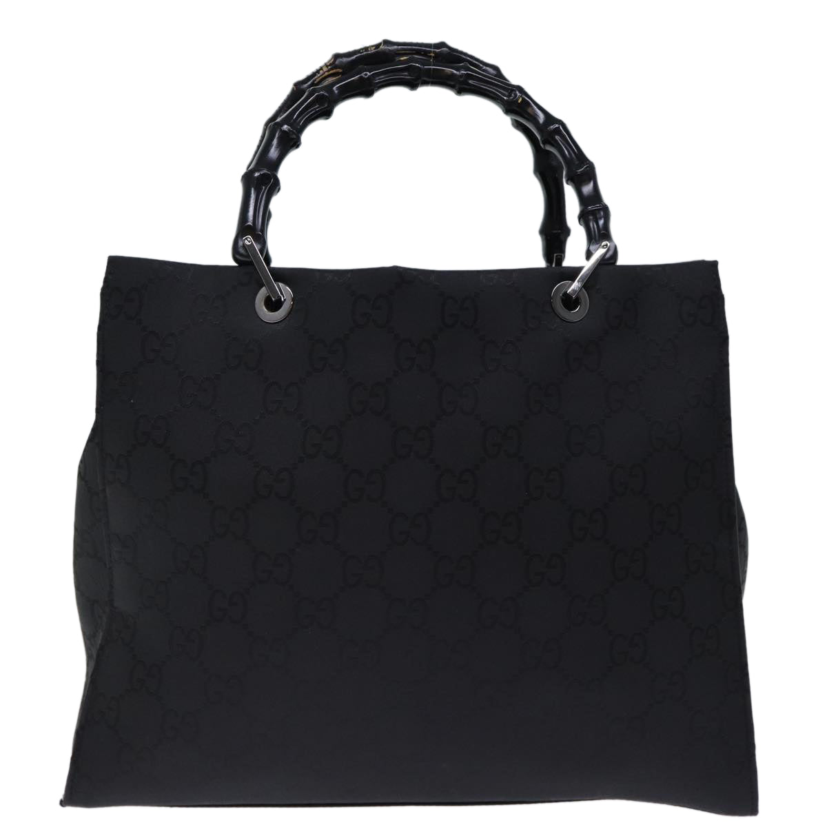 Luxury Gucci Trending 2025 Bamboo GG Canvas Hand Bag Nylon Black 002 1010  12012