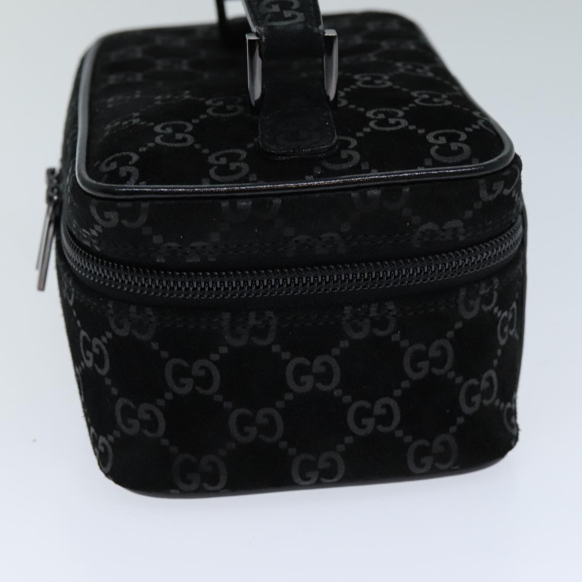 Luxury Gucci Trending 2025 GG Canvas Vanity Cosmetic Pouch Black 032 1956 0051  12017