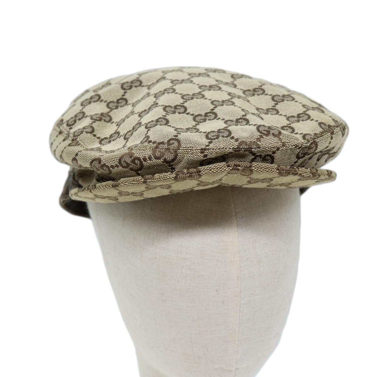 Luxury Gucci Trending 2025 GG Canvas Hunting Cap Hat M Beige  12031