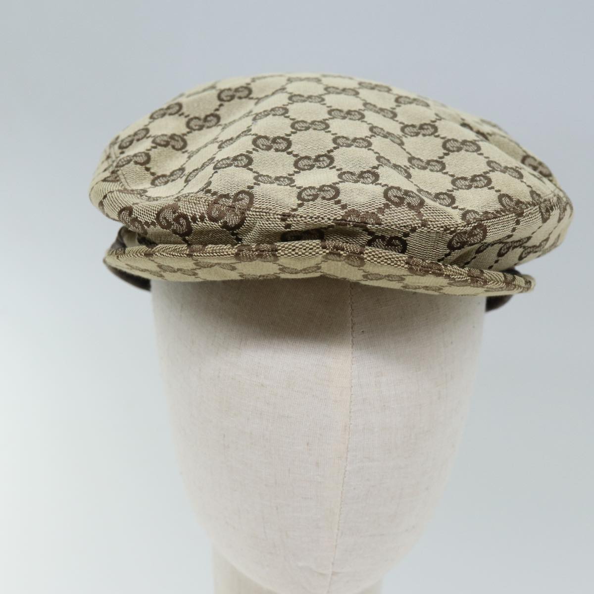 Luxury Gucci Trending 2025 GG Canvas Hunting Cap Hat M Beige  12031