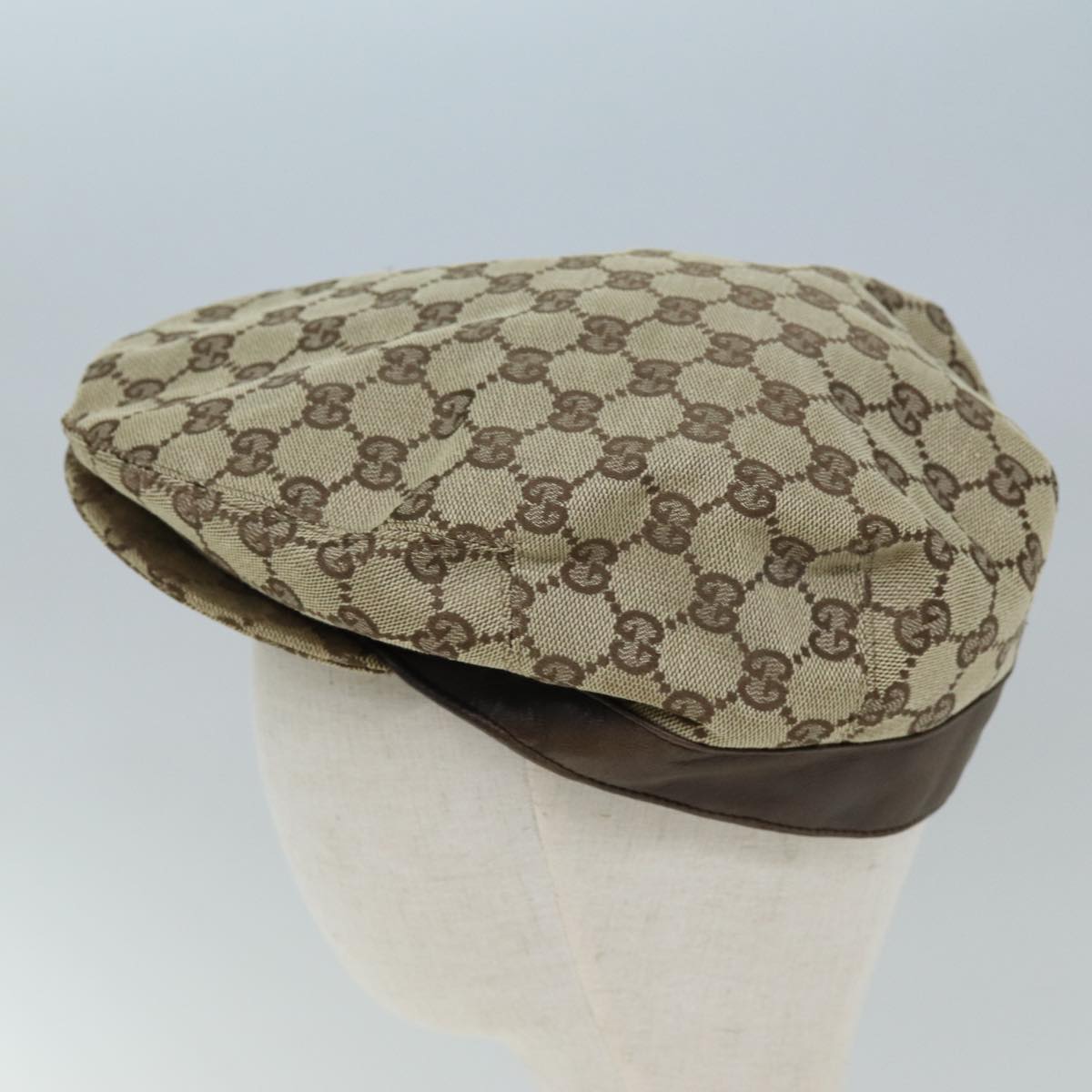 Luxury Gucci Trending 2025 GG Canvas Hunting Cap Hat M Beige  12031