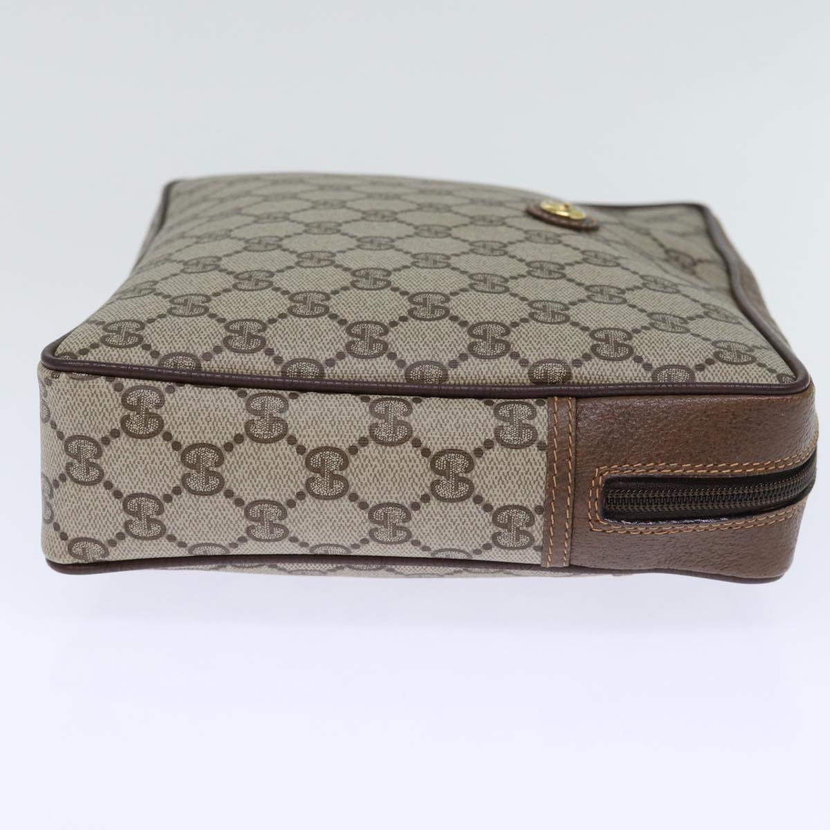 Luxury Gucci Trending 2025 GG Supreme Clutch Bag PVC Beige 156 01 053  12050