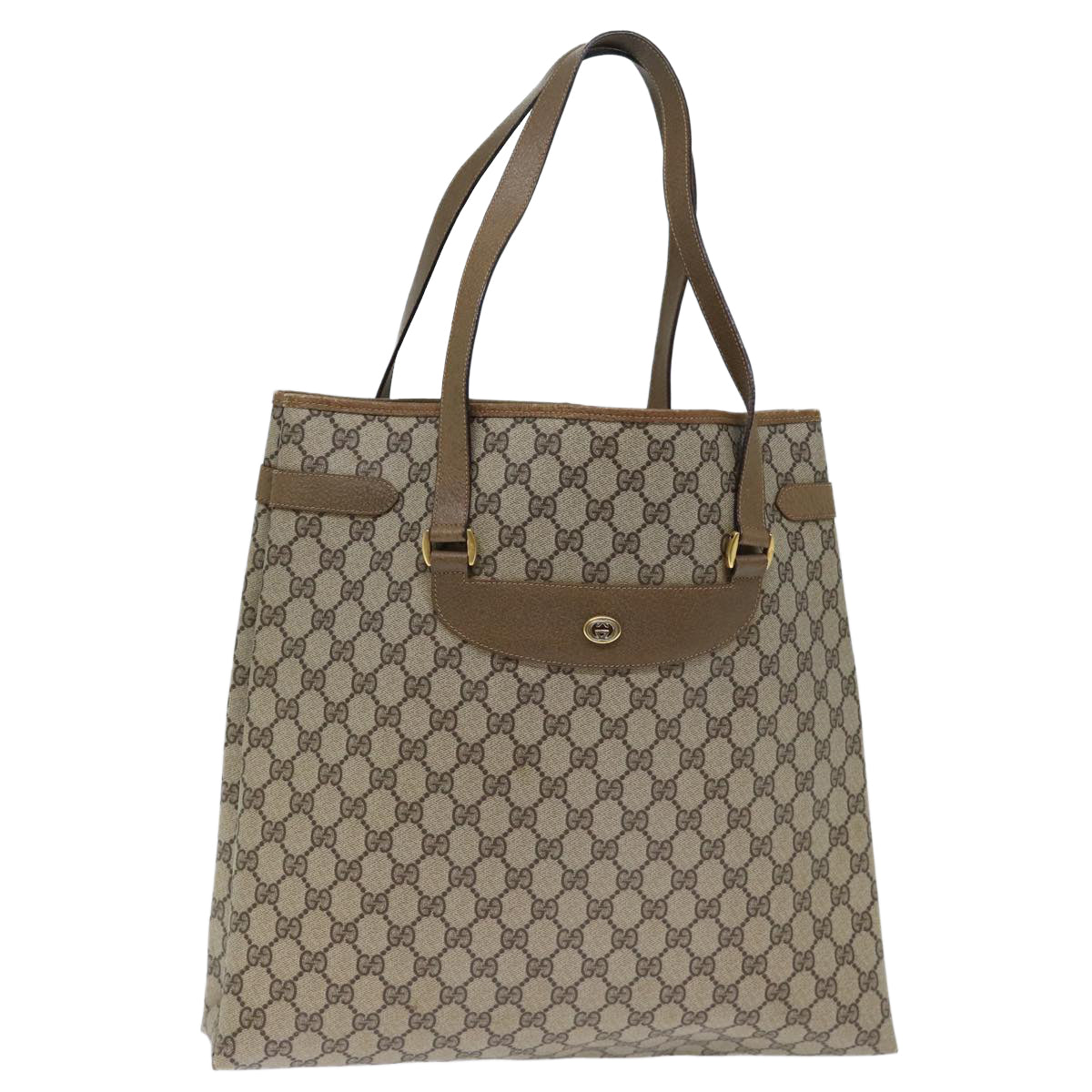 Luxury Gucci Trending 2025 GG Supreme Tote Bag PVC Beige 39 02 061  12055