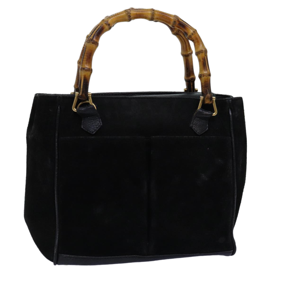 Luxury Gucci Trending 2025 Bamboo Hand Bag Suede Black 000 122 0316  12056