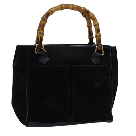 Luxury Gucci Trending 2025 Bamboo Hand Bag Suede Black 000 122 0316  12056