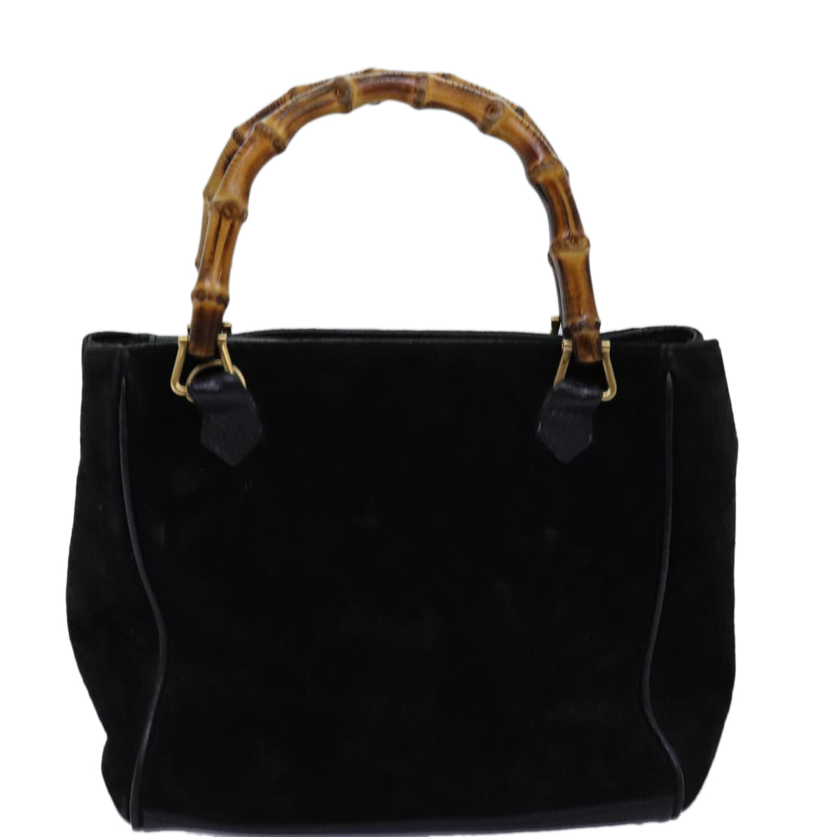 Luxury Gucci Trending 2025 Bamboo Hand Bag Suede Black 000 122 0316  12056