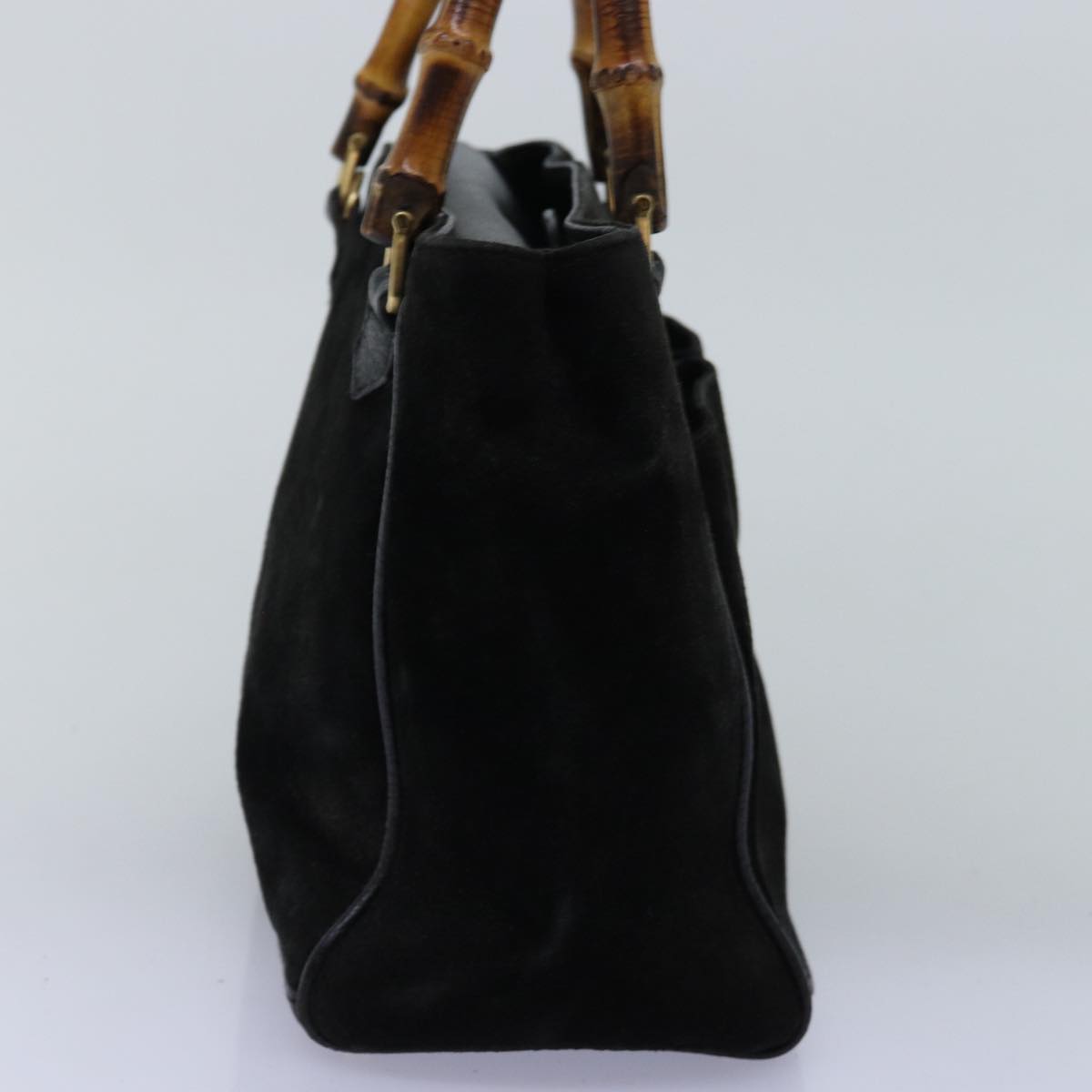 Luxury Gucci Trending 2025 Bamboo Hand Bag Suede Black 000 122 0316  12056