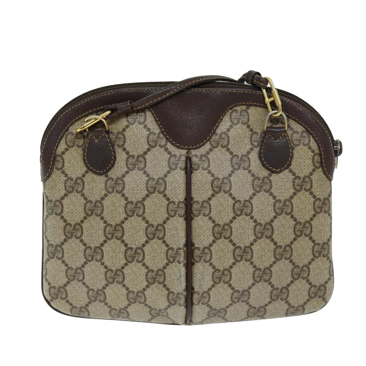 Luxury Gucci Trending 2025 GG Supreme Web Sherry Line Shoulder Bag PVC Beige 904 02 047  12073