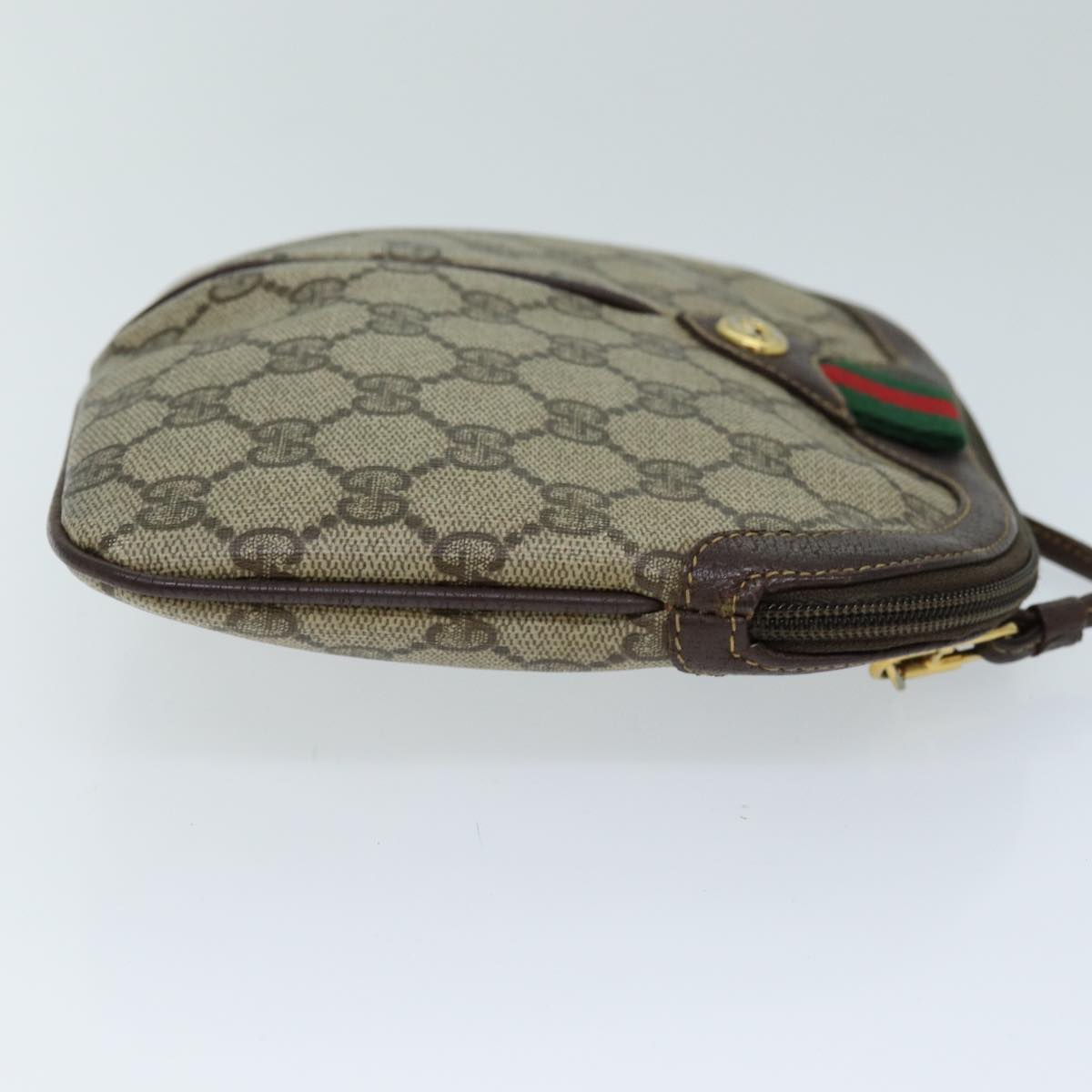 Luxury Gucci Trending 2025 GG Supreme Web Sherry Line Shoulder Bag PVC Beige 904 02 047  12073