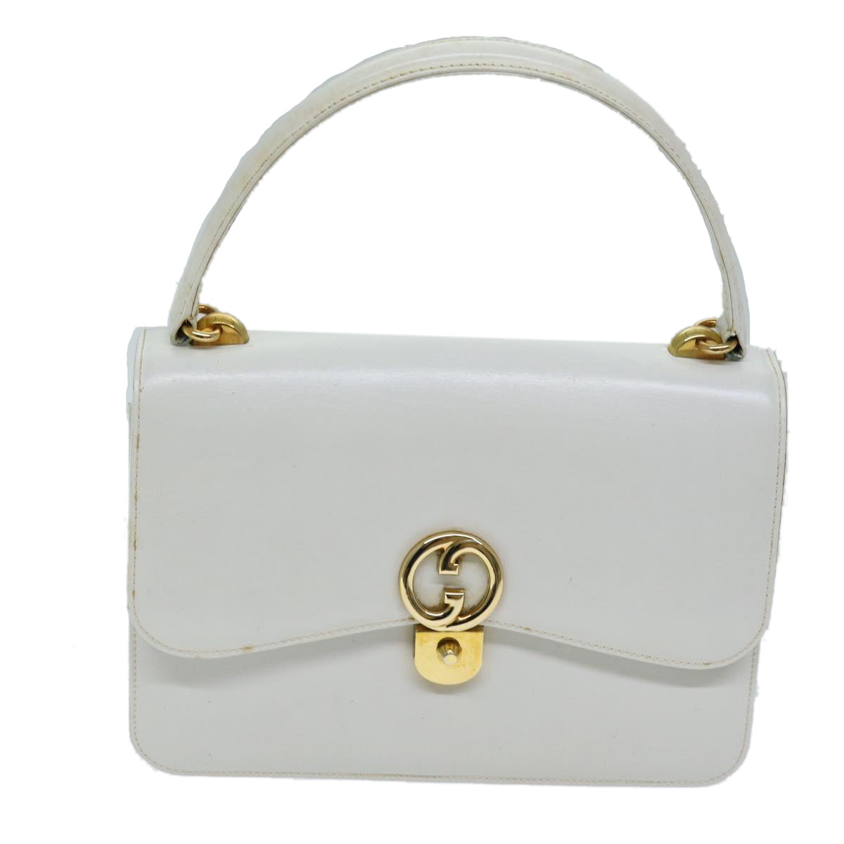 Luxury Gucci Trending 2025 Hand Bag Leather White  12076