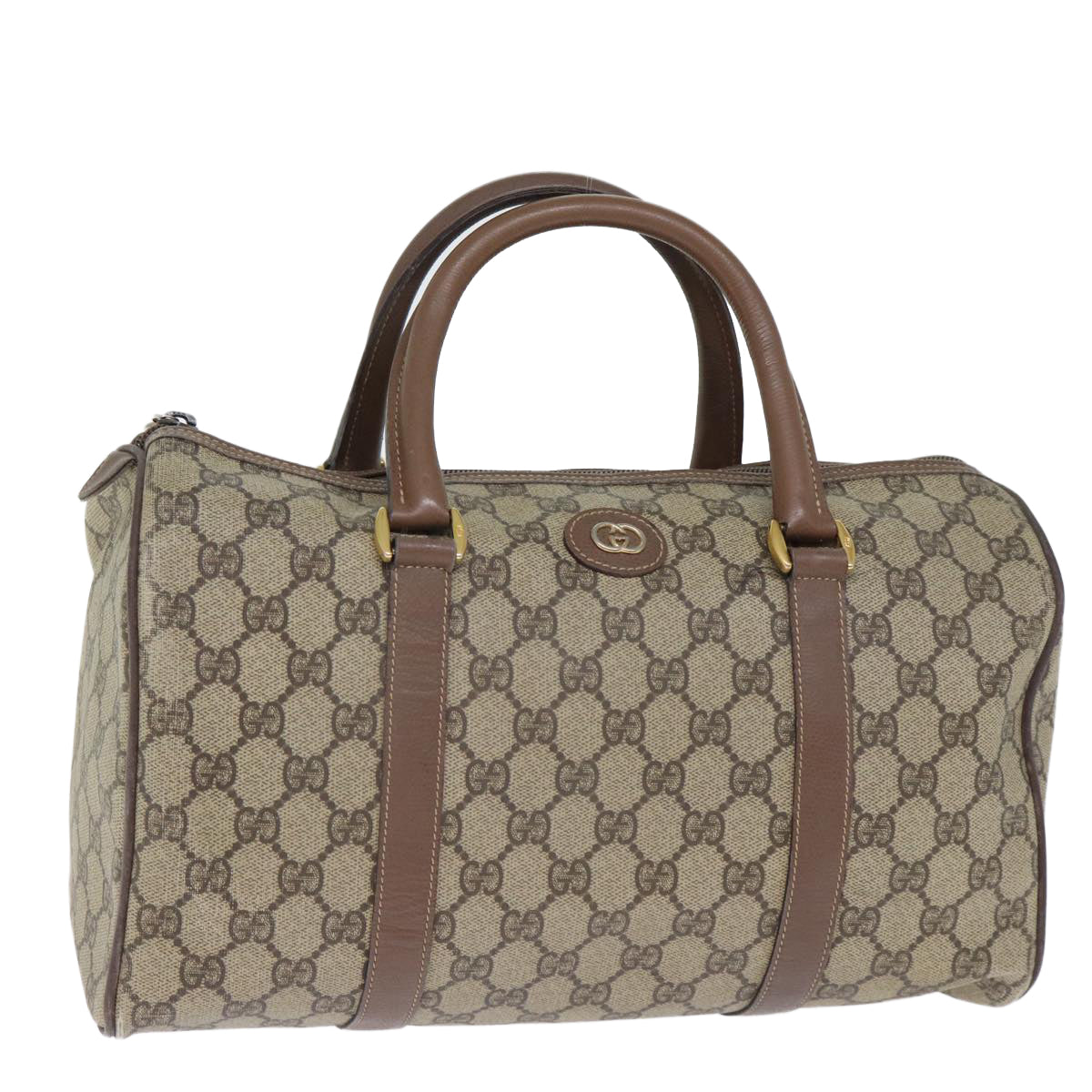 Luxury Gucci Trending 2025 GG Supreme Boston Bag PVC Beige 002 123 6842  12081