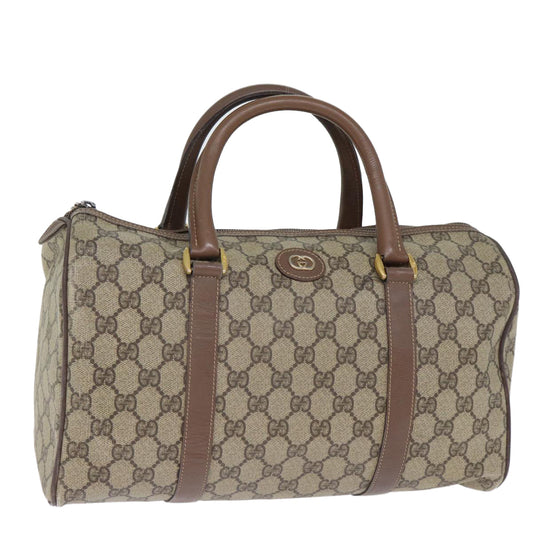 Luxury Gucci Trending 2025 GG Supreme Boston Bag PVC Beige 002 123 6842  12081