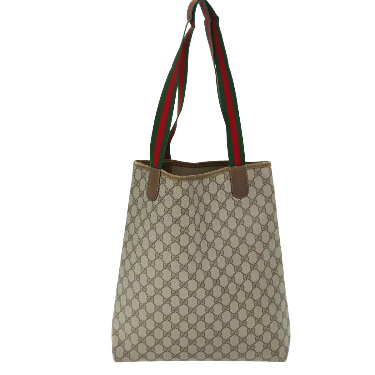 Luxury Gucci Trending 2025 GG Supreme Web Sherry Line Tote Bag Beige Red Green 40 02 003  12106