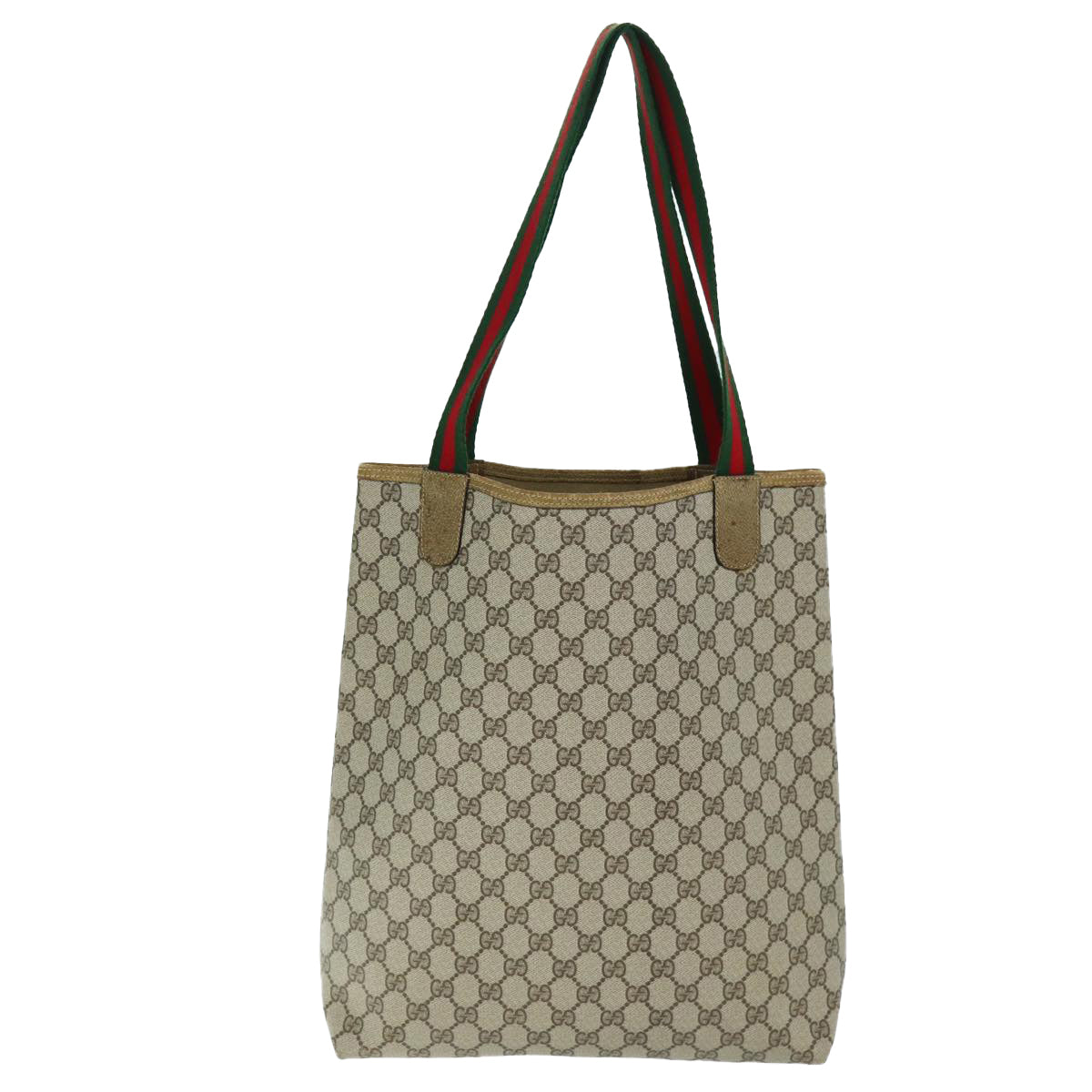 Luxury Gucci Trending 2025 GG Supreme Web Sherry Line Tote Bag Beige Red Green 39 02 003  12120