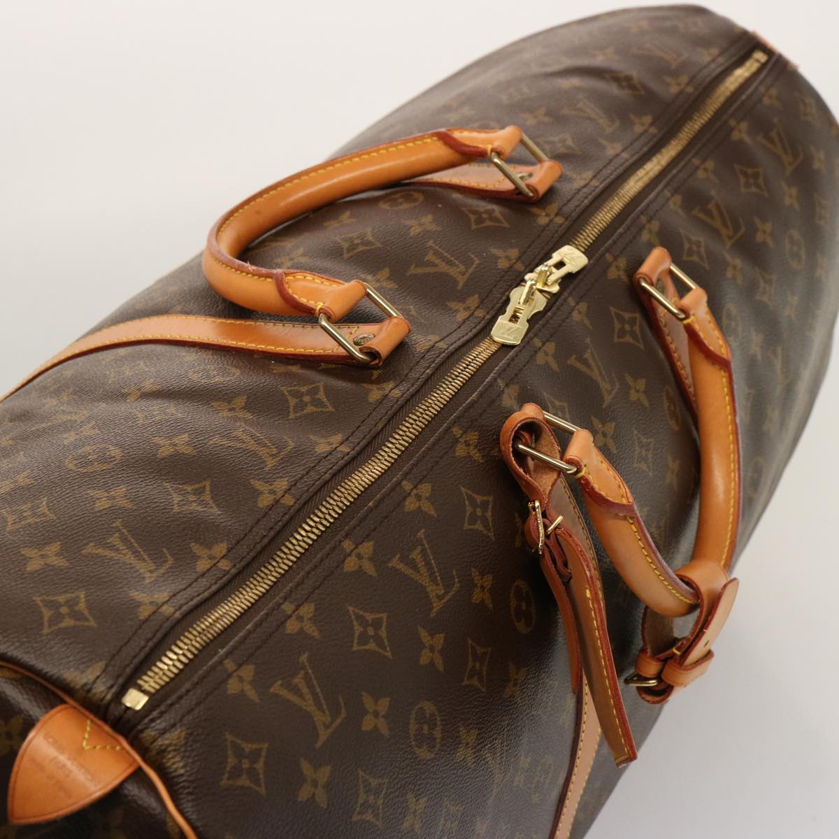 LOUIS VUITTON Monogram Keepall 60 Boston Bag M41422 LV yk12125