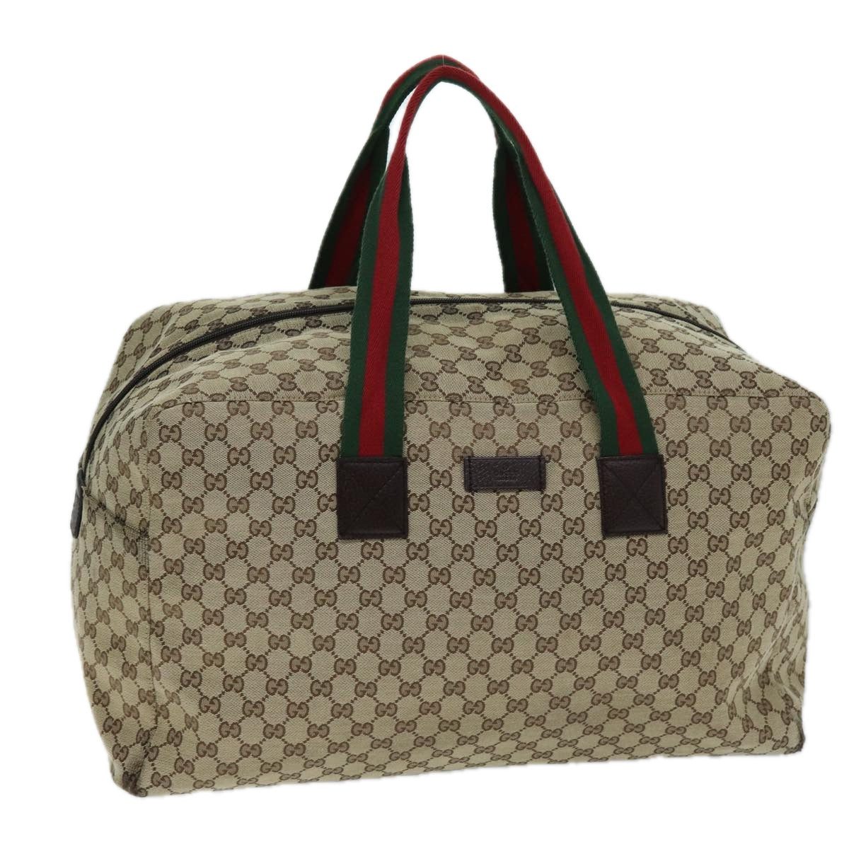 Luxury Gucci Trending 2025 GG Canvas Web Sherry Line Boston Bag Beige Green Red 146310  12176