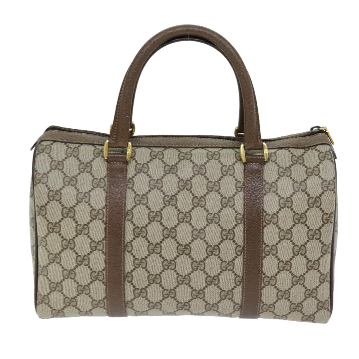 Luxury Gucci Trending 2025 GG Supreme Web Sherry Line Boston Bag PVC Beige Red 40 02 007  12310