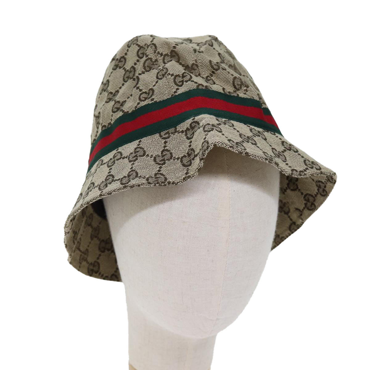 Luxury Gucci Trending 2025 GG Canvas Web Sherry Line Hat XL Beige Red Green  12321