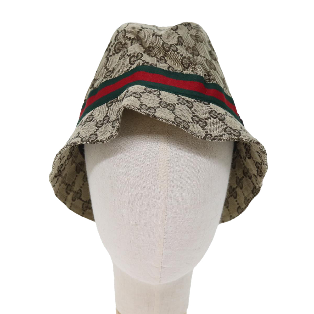 Luxury Gucci Trending 2025 GG Canvas Web Sherry Line Hat XL Beige Red Green  12321