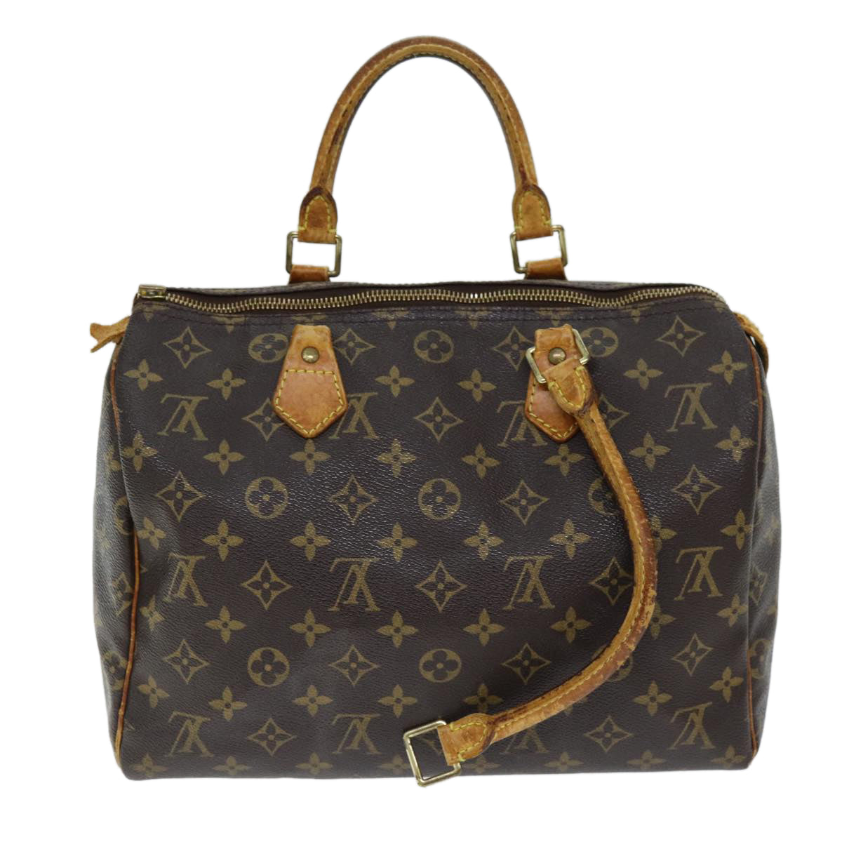 LOUIS VUITTON Monogram Speedy 30 Hand Bag M41526 LV yk12424