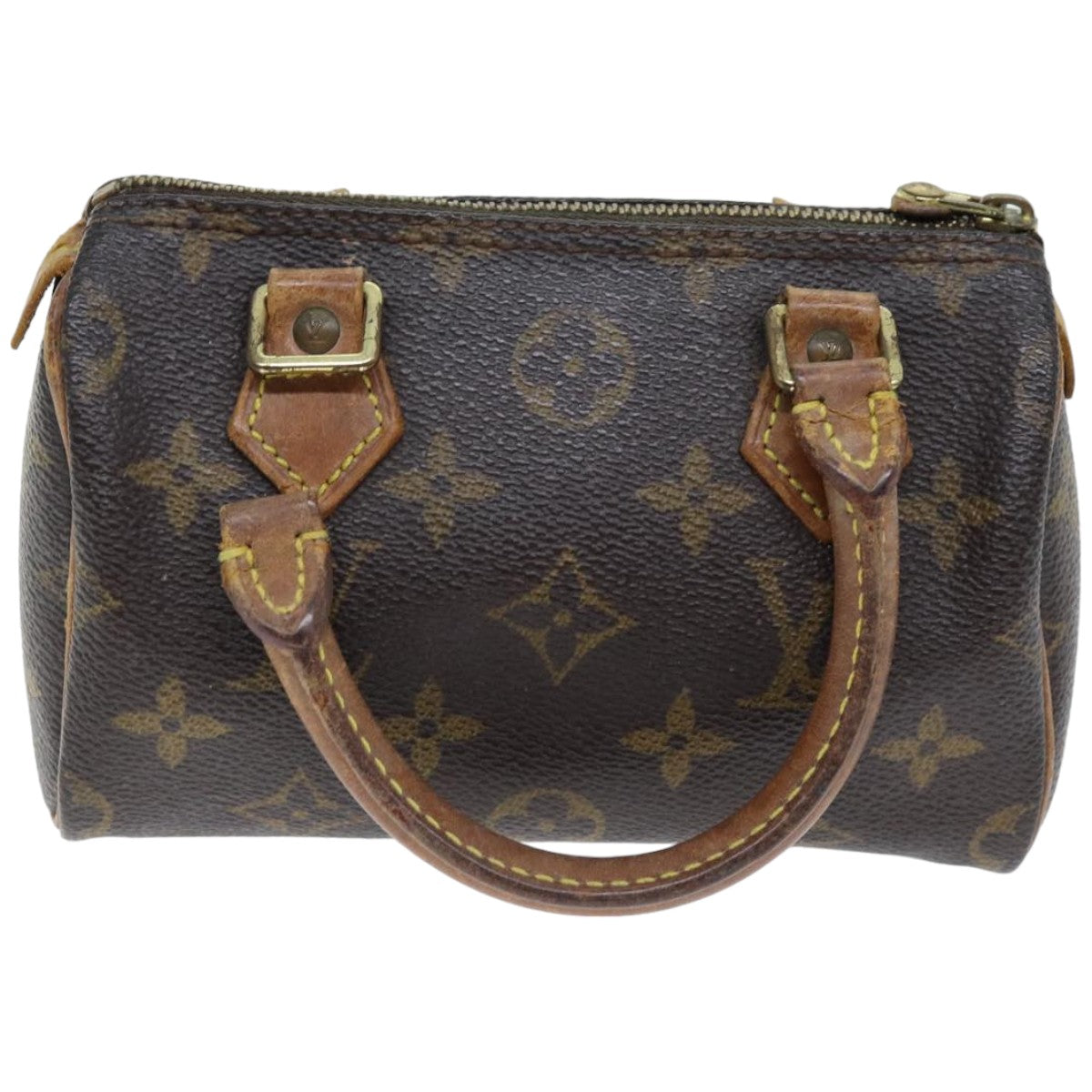 LOUIS VUITTON Monogram Mini Speedy Hand Bag M41534 LV yk12427