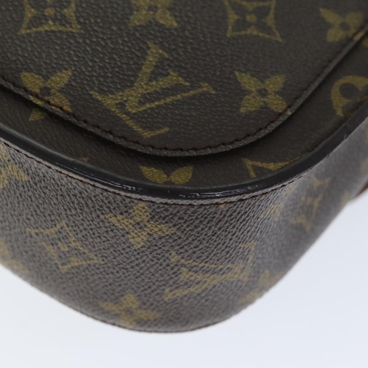 LOUIS VUITTON Monogram Saint Cloud GM Shoulder Bag M51242 LV yk12431