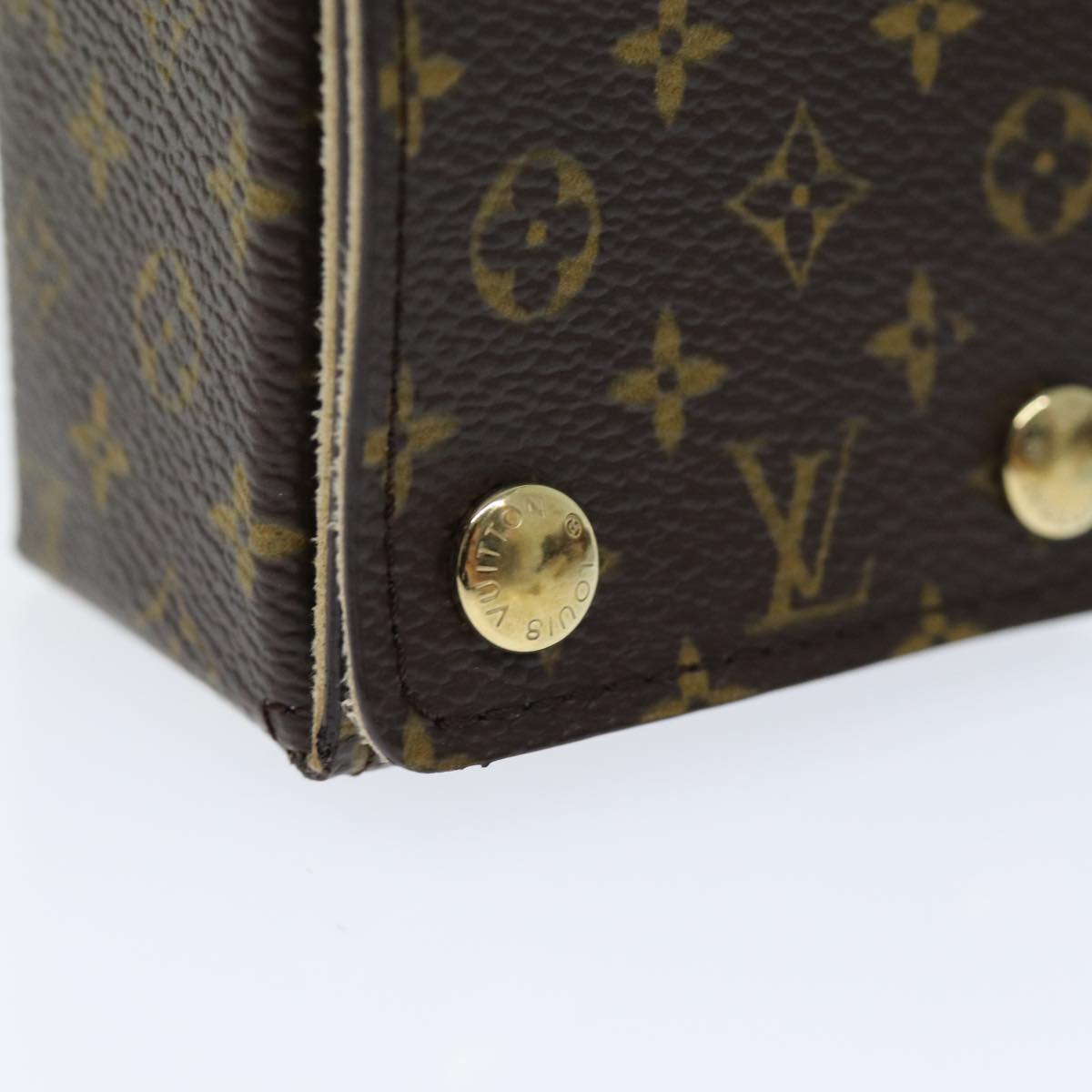 LOUIS VUITTON Monogram Jewelry Case Jewelry Box LV yk12510A