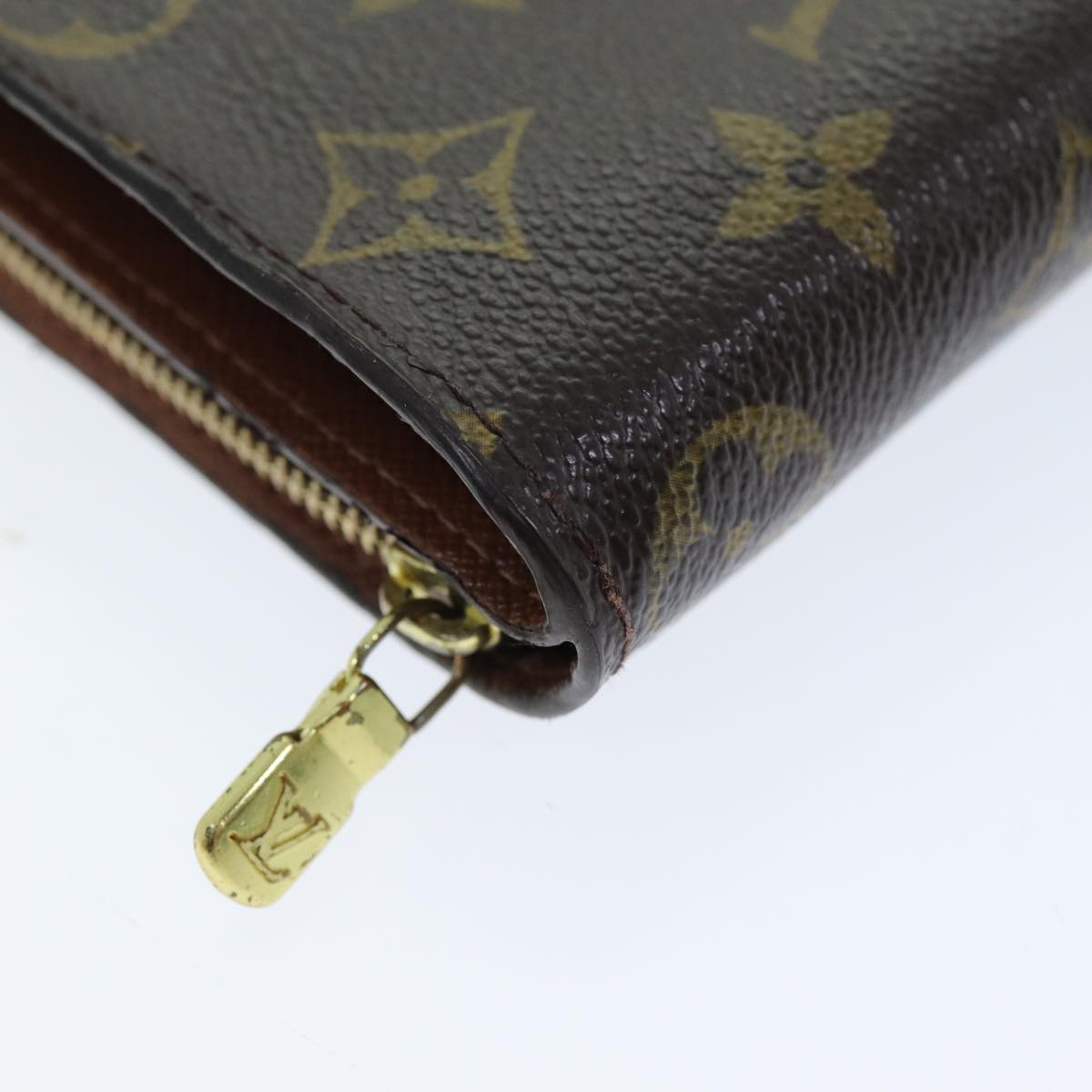 LOUIS VUITTON Monogram Compact Zip Wallet M61667 LV yk12569