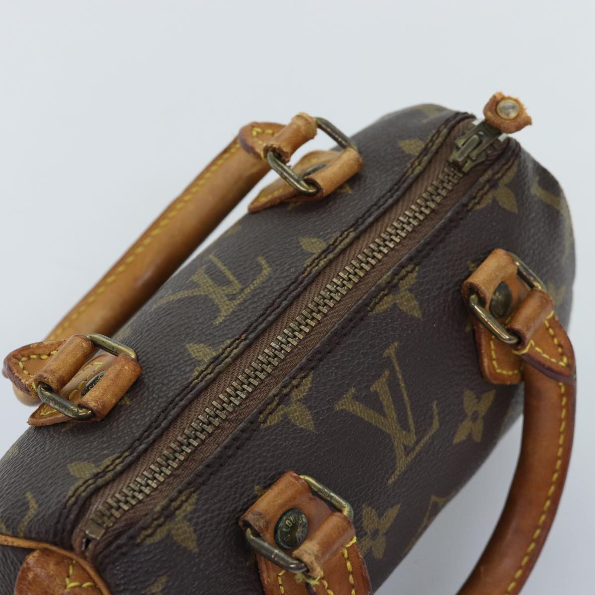 LOUIS VUITTON Monogram Mini Speedy Hand Bag 2way M41534 LV yk12603
